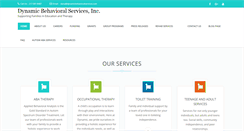 Desktop Screenshot of dynamicbehavioralservices.com